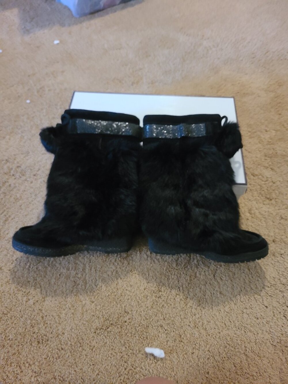 Coach Fur-Trimmed Maryann Boots - Picture 2 of 4